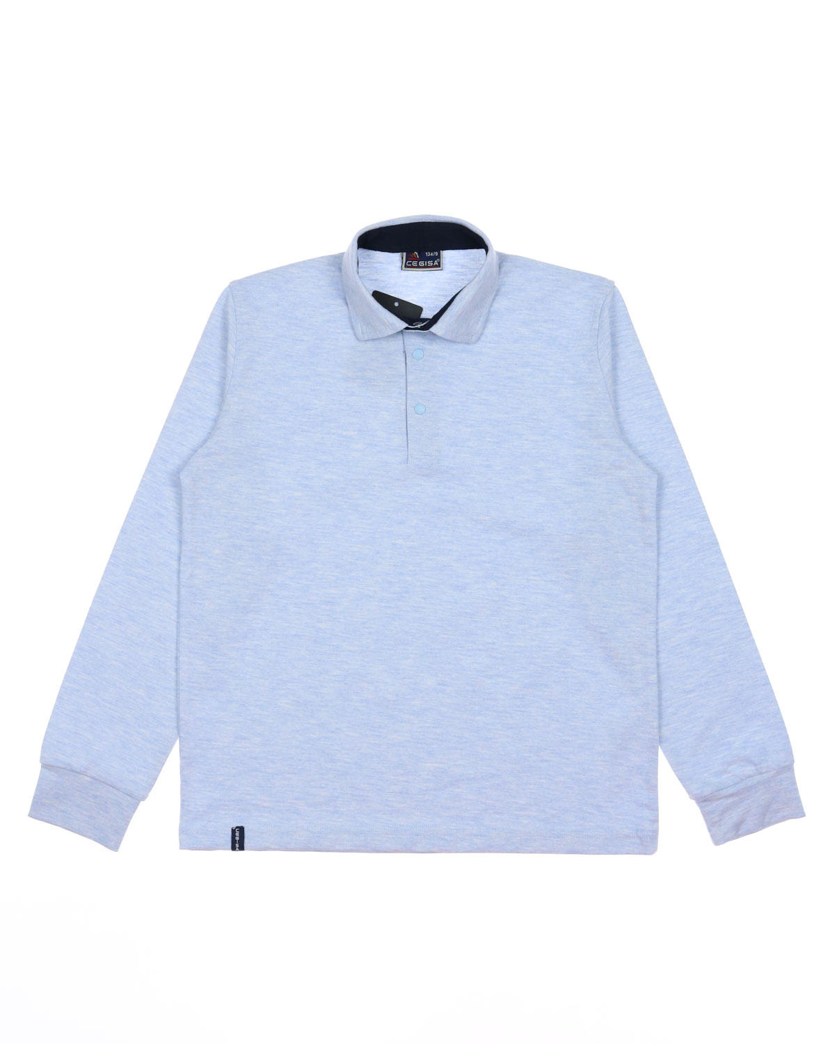 CEGISA 2407/1 Поло (цвет: Серо-голубой меланж 164 см) CEGISA 2407/1 Поло (цвет: Серо-голубой меланж 164 см)
