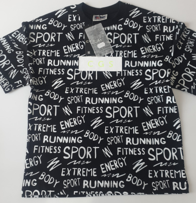 CEGISA 0576/1 Футболка (цвет: Черный)