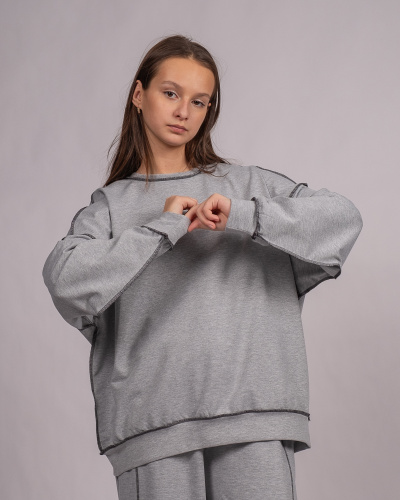 TMK 5000 Свитшот (цвет: Серый меланж 164 см) TMK 5000 Свитшот (цвет: Серый меланж 164 см)